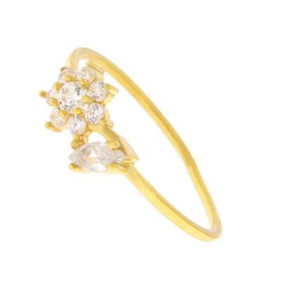 22ct Gold Floral Marquise Ring Profile Picture