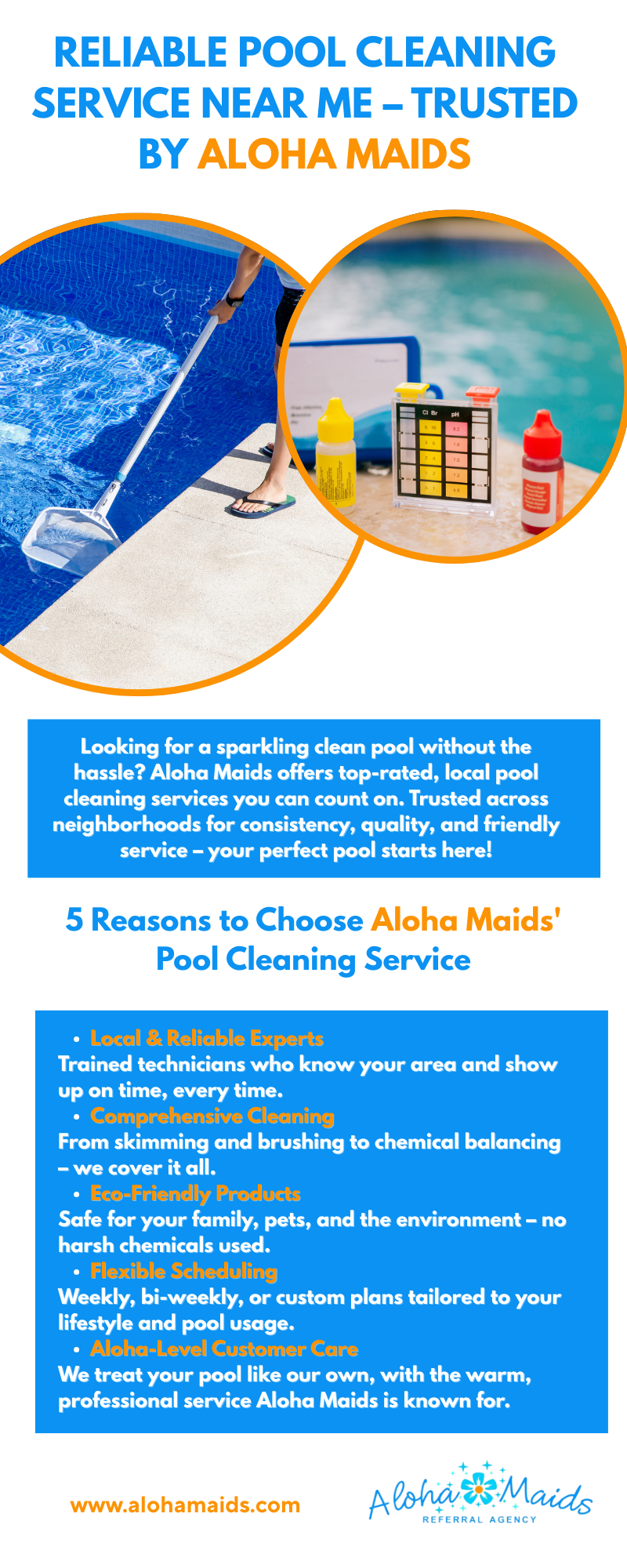Reliable Pool Cleaning Service Near Me – Trusted By Aloha Maids - Social Social Social | Social Social Social