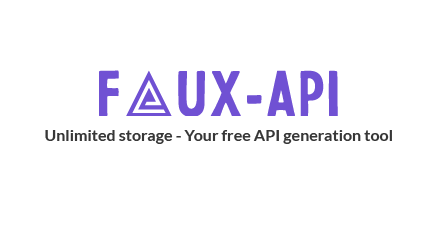 Free Backend APIs for Frontend Frameworks | Faux API