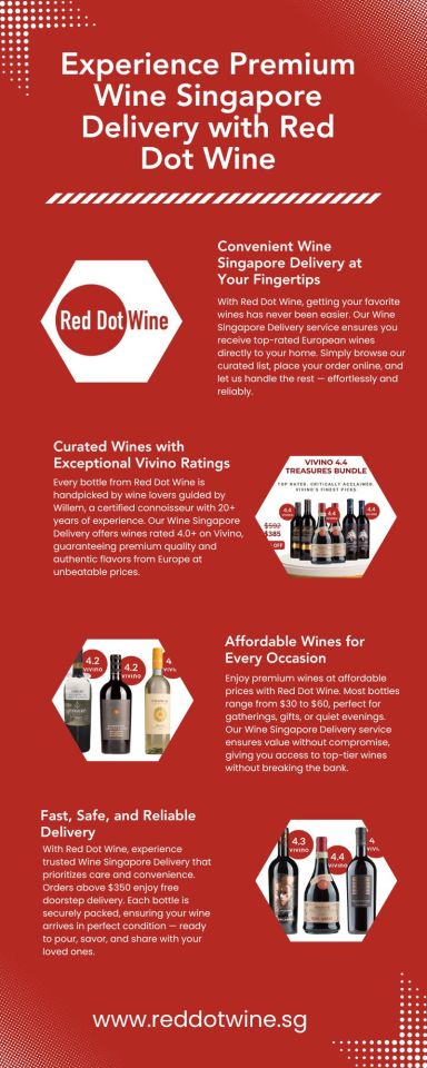 Experience Premium Wine Singapore Delivery with Red Dot Wine – @reddotwine on Tumblr