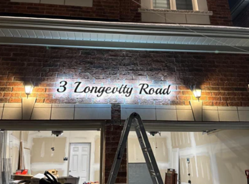 Upgrade Your Address Display with Long-Lasting LED House Number Signs  – MyHouseNumber