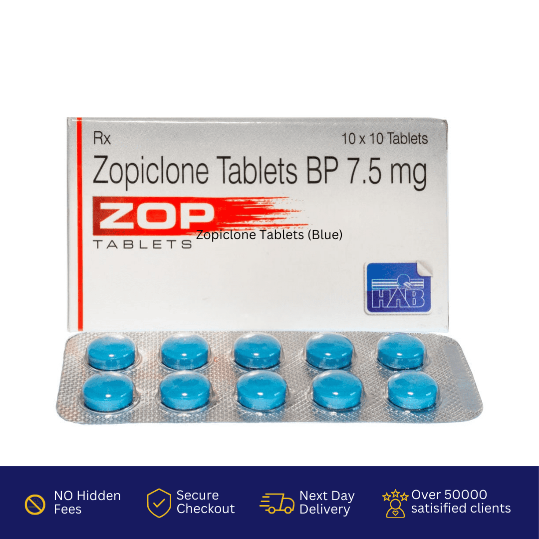Zopiclone Tablets Blue | Next Day Delivery Medicine