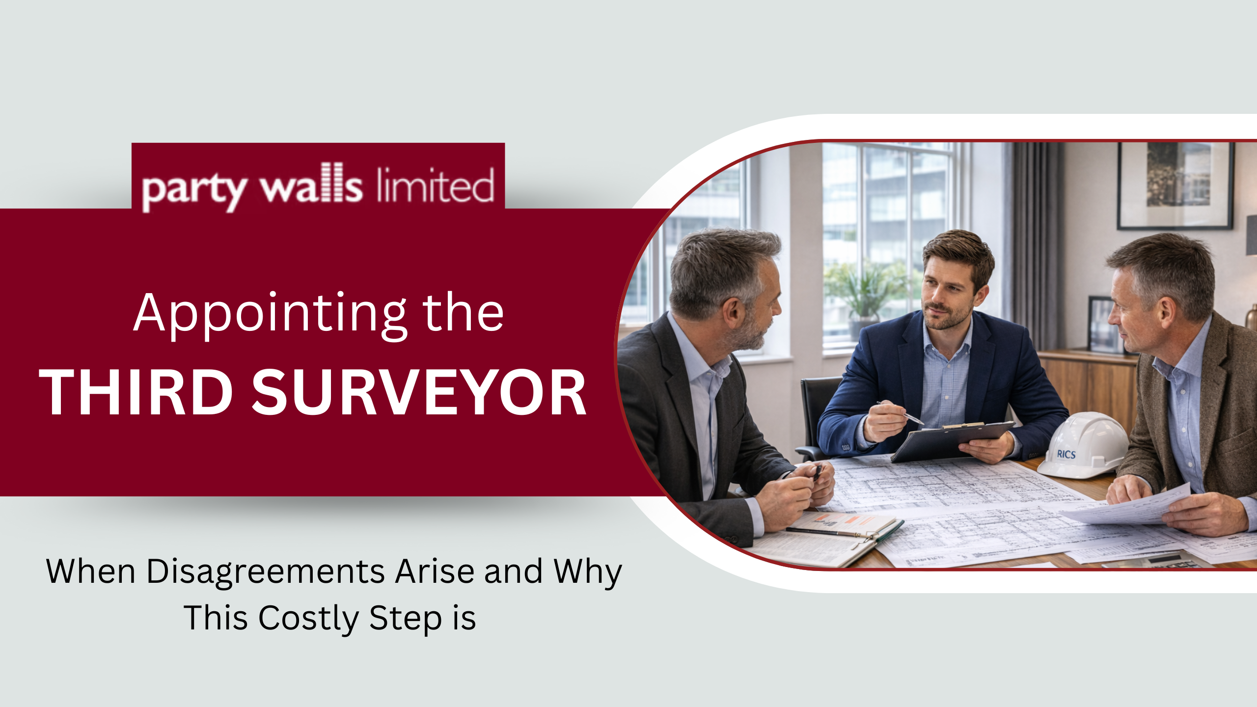 The Third Surveyor: Managing Costs & Disputes | Party Walls Ltd | Party Walls Limited